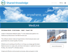 Tablet Screenshot of med-link.org